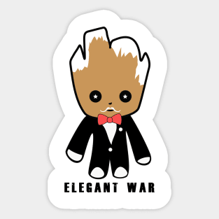 Baby GROOT elegant war T-shirt Sticker